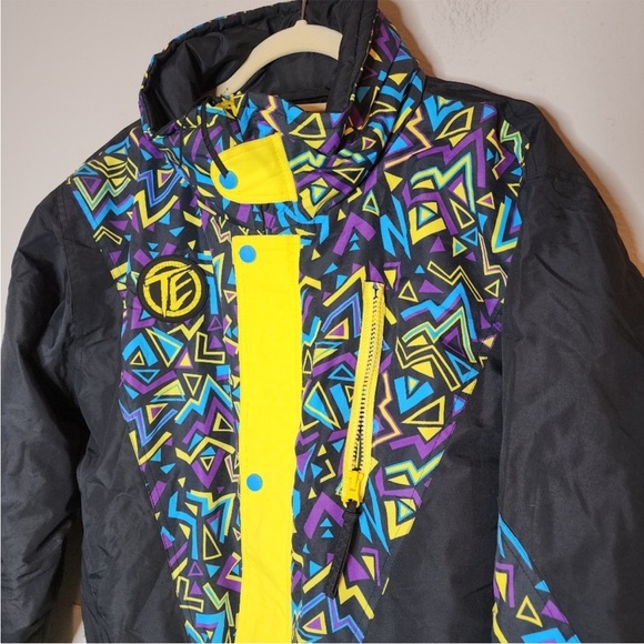 Tipsy Elves Retro Ski Suit with Multicolor Design - Picture 5 of 9